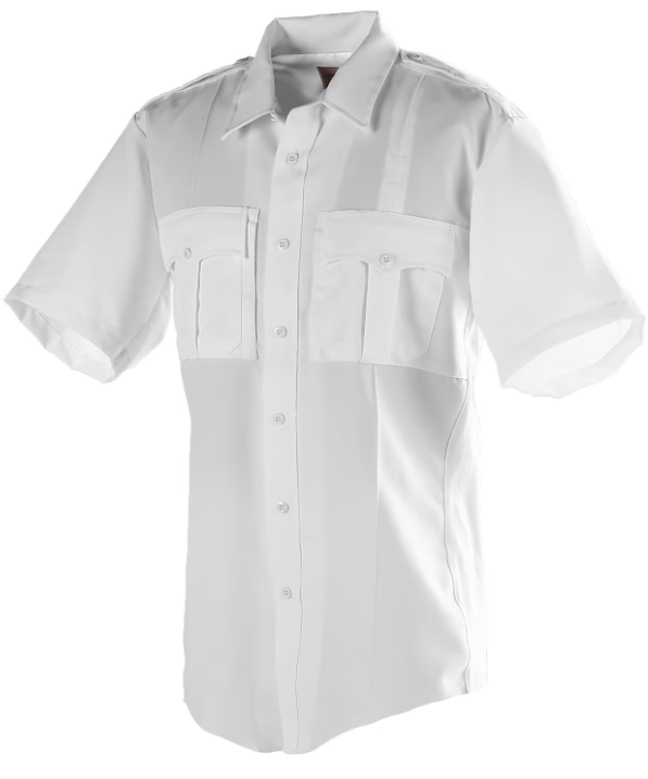 Men's Power Stretch Polyester Short Sleeve Duty Shirt