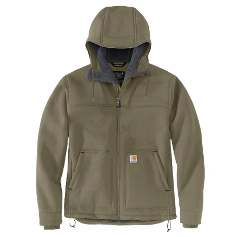 SuperDux Relaxed Fit Sherpa-Lined Active Jacket | Burnt Olive