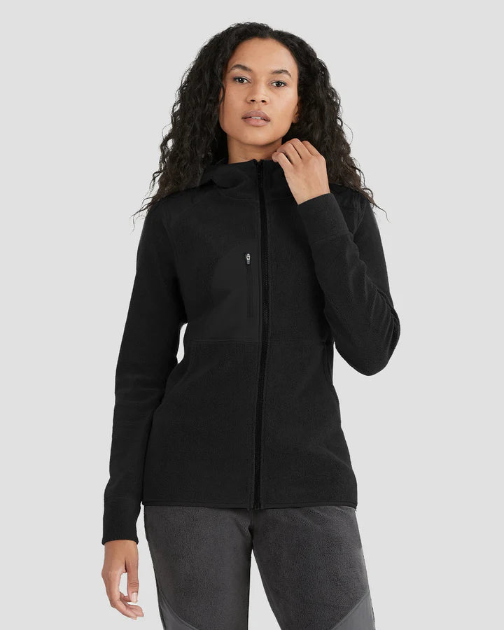 Terramar Women's C-Suite Mammoth Sherpa Fleece Mid-Layered Jacket