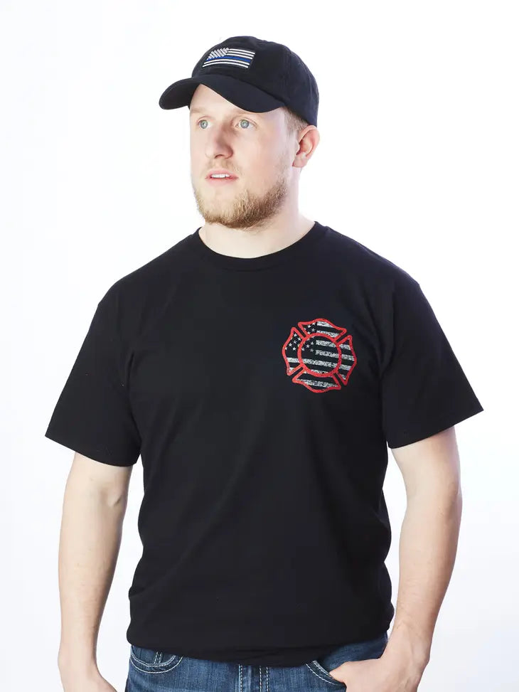 Red Line Flag T-Shirt