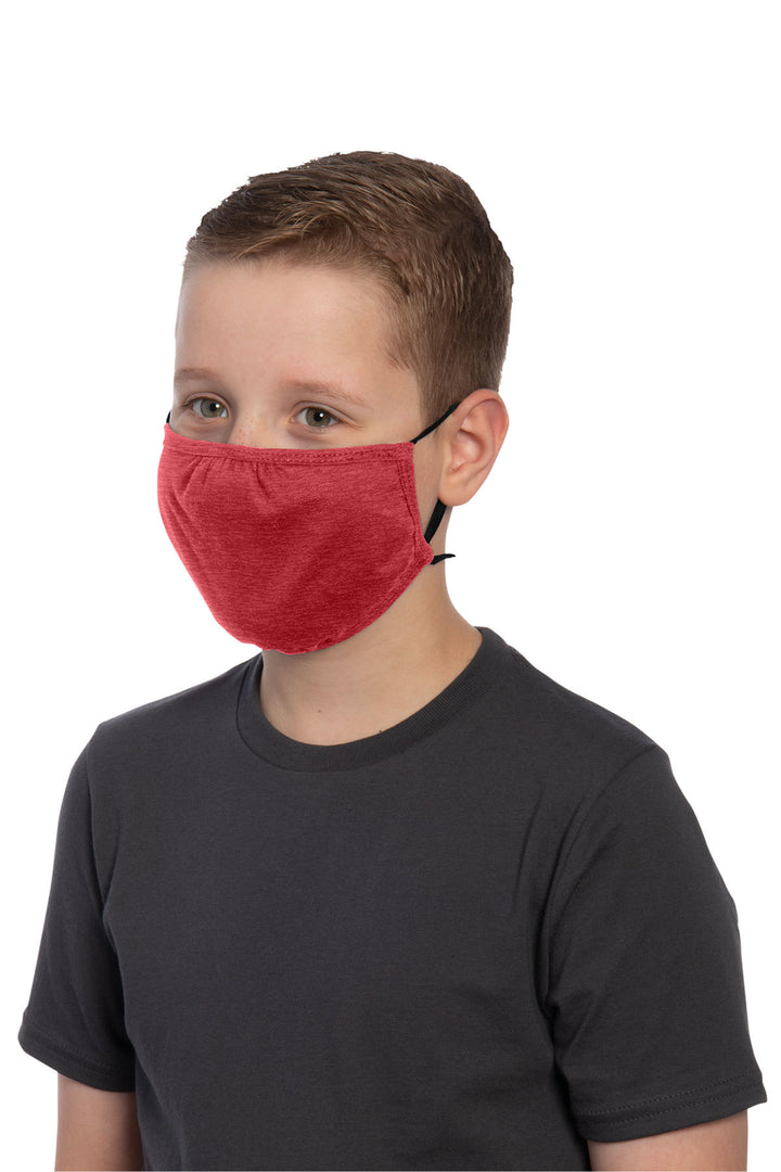 Youth 3 Ply Cotton Face Mask with adjustable ear loops. | Multiple colors (customization available)