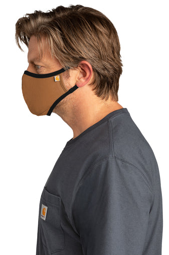 3 Pack Carhartt Face Mask | Black, Carhartt Brown, Lime