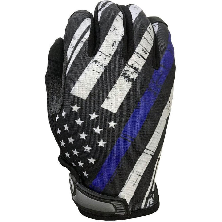 Industrious Handwear Blue Line Flag Full Finger Gloves