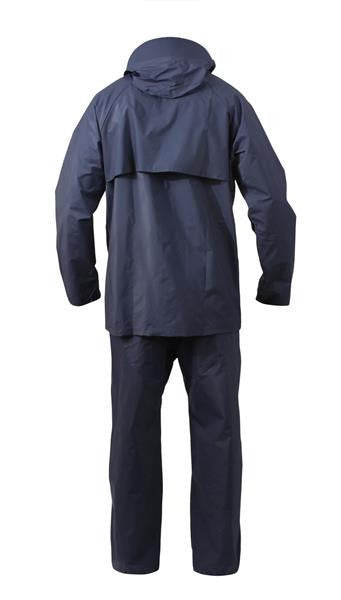 2 Piece Microlite PVC Waterproof Rain Suit | Black