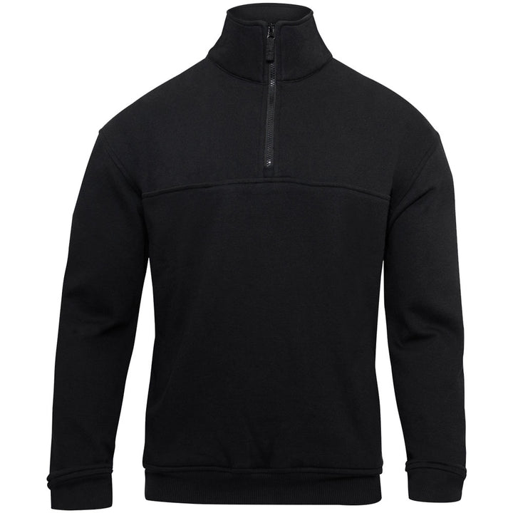 1/4 Zip Job Shirt | Black, Navy