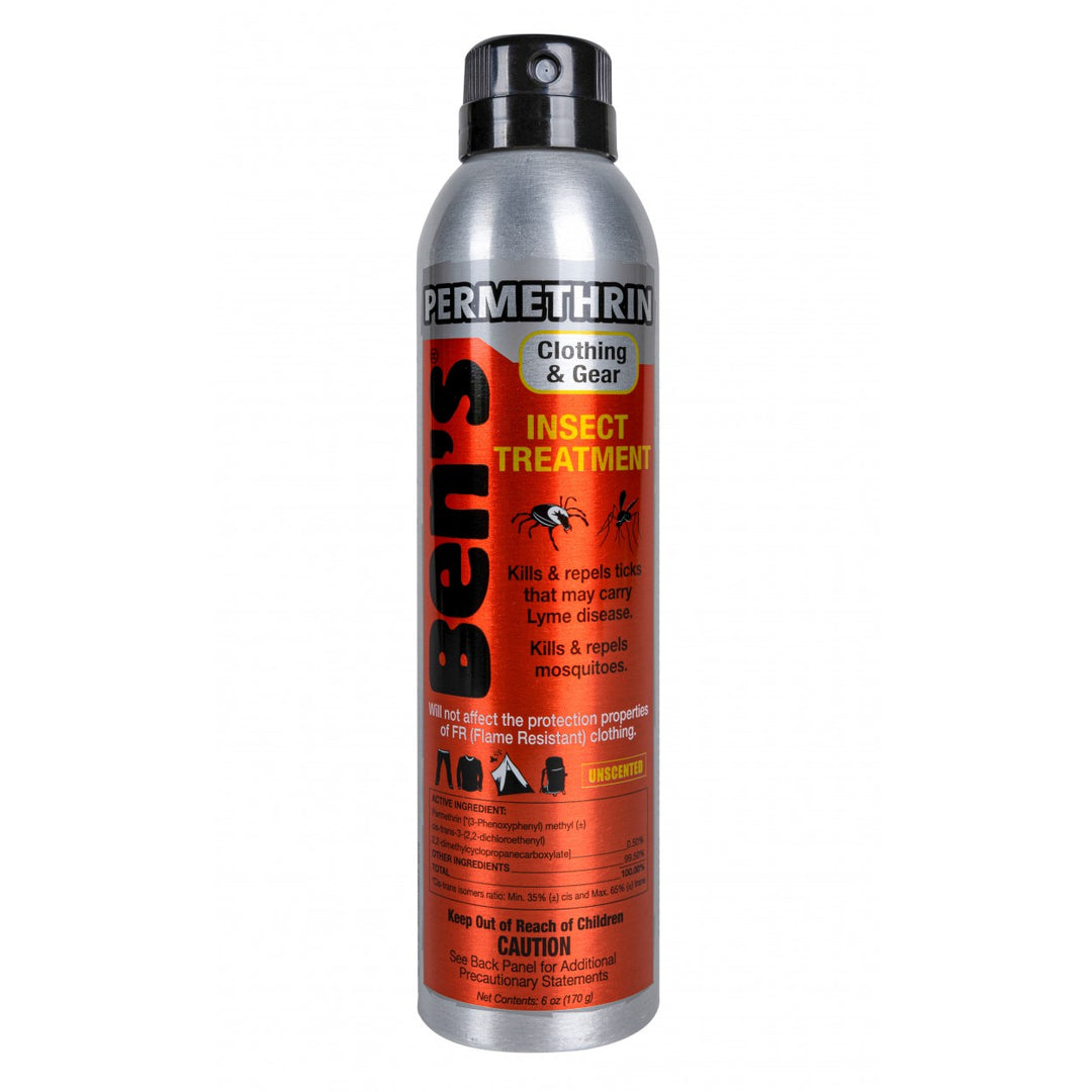 Ben's Permethrin Clothing & Gear Insect Treatment 6oz. Spray