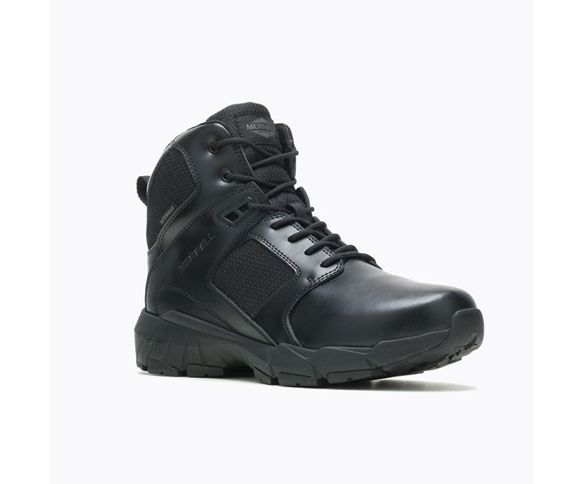 Merrell FullBench Waterpoof Mid Duty Boot | Black