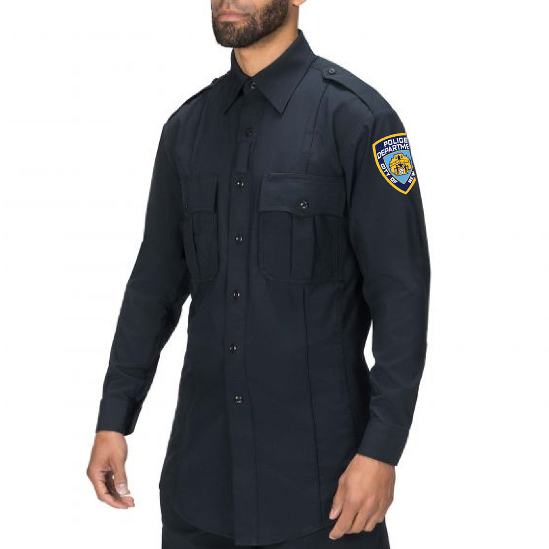 Blauer Long Sleeve NYPD FlexRS Super Shirt with NYPD patches