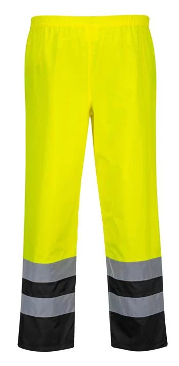 Portwest Hi-Vis Two Tone Traffic Yellow/Black Trouser