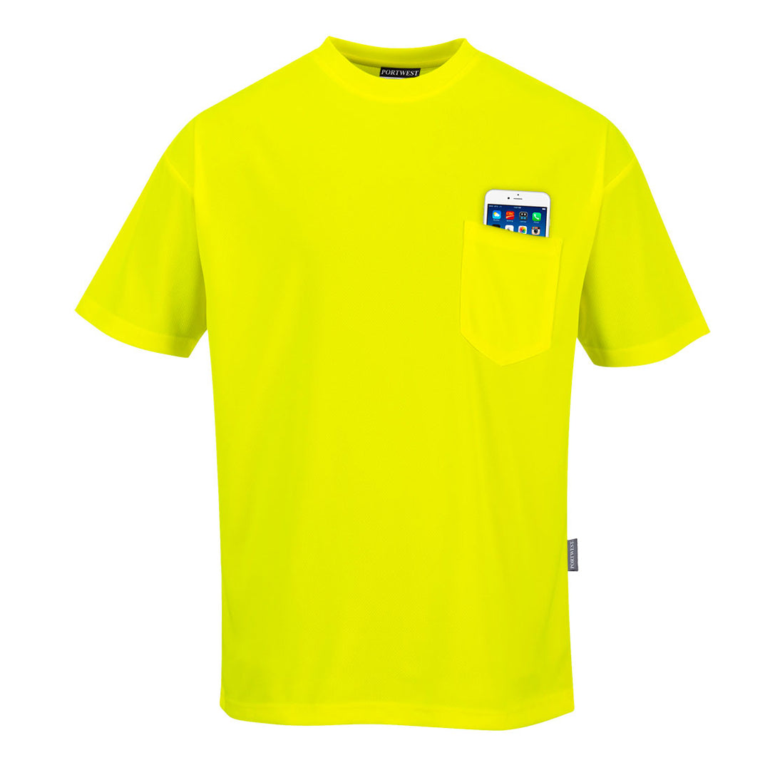 Short Sleeve HI Vis Pocket Tee