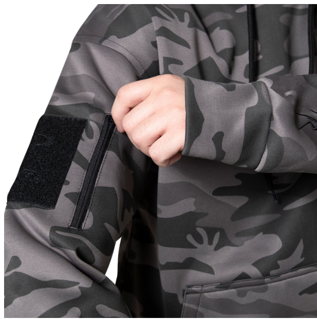 Subdued Camo Concealed Carry Hooded Sweatshirt