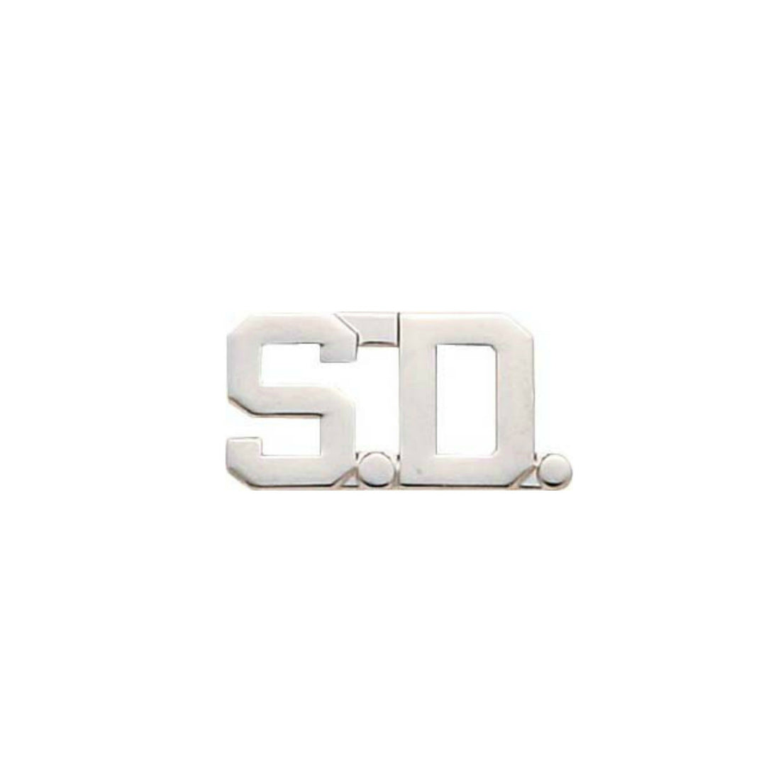 'SD' 1/2" Insignia | Gold or Silver