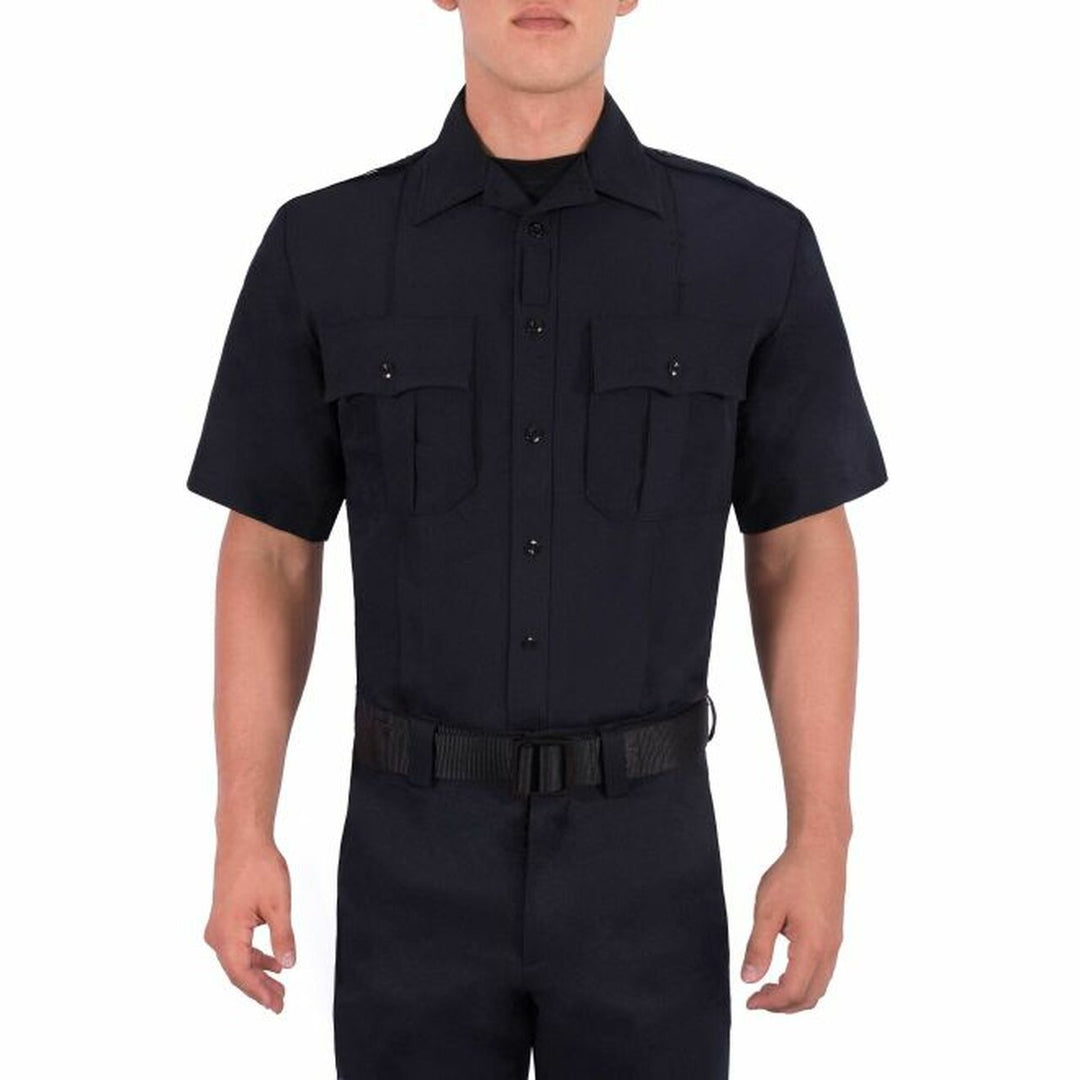 Blauer Short Sleeve Polyester SuperShirt with NYPD Patches