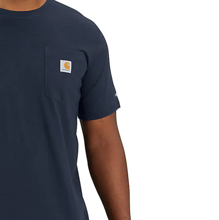 Carhartt Force Relaxed Fit Midweight Short-Sleeve Pocket T-Shirt | Basil Heather, Powder Blue, Heather Gray, Navy, Black