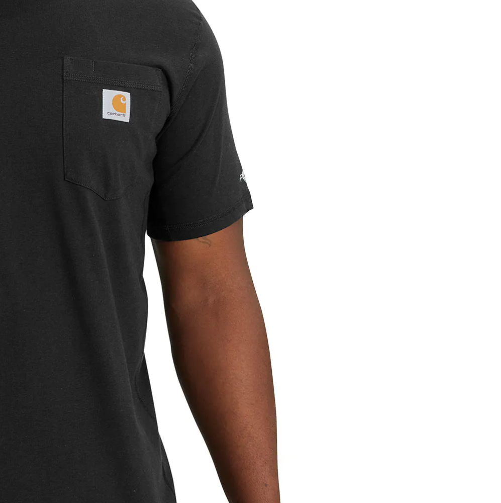 Carhartt Force Relaxed Fit Midweight Short-Sleeve Pocket T-Shirt | Basil Heather, Powder Blue, Heather Gray, Navy, Black