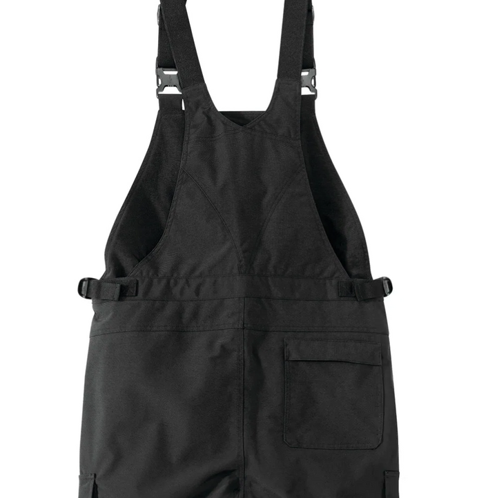 Storm Defender Loose Fit Heavyweight Bib Overall | Black