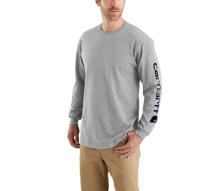 Carhartt Long Sleeve Signature Logo Tee | Multiple Colors