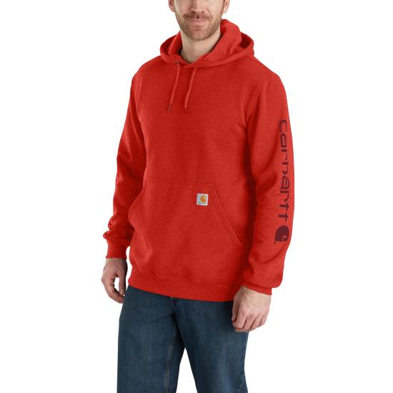 Carhartt - Loose Fit Midweight Logo Sleeve Graphic Sweatshirt | Chili Pepper