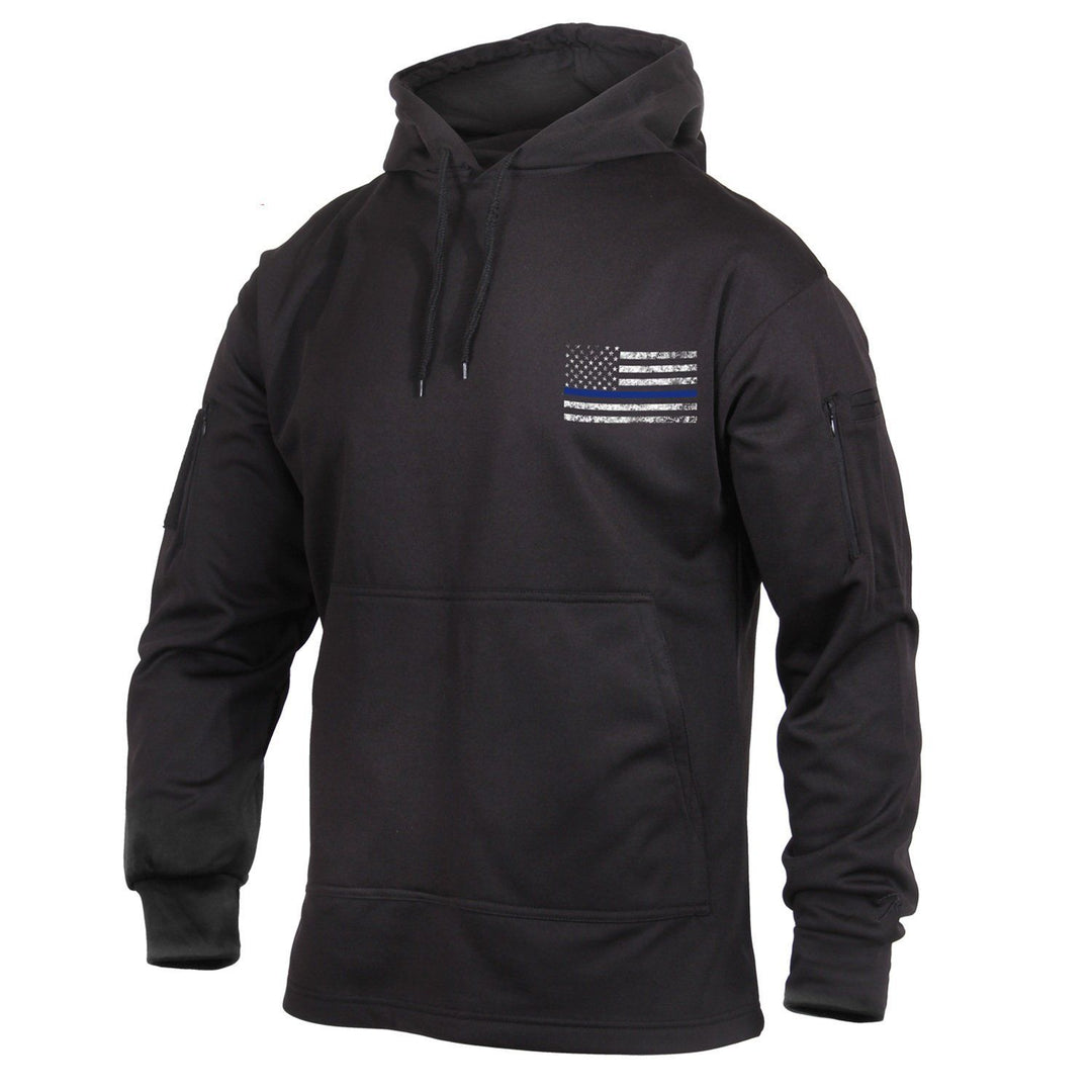 Thin Blue Line Conceal Carry Hooded Sweatshirt | Multiple Colors