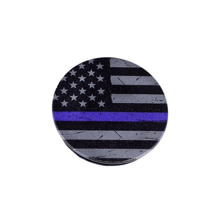 Thin BLUE/ RED Line Subdued Flag Pop Socket