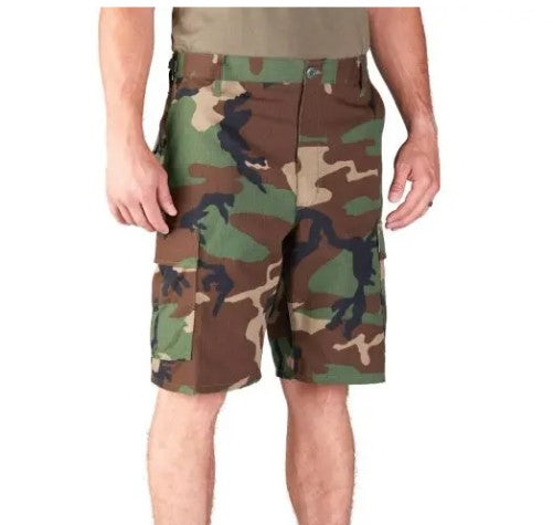 BDU Shorts in Woodland Camo